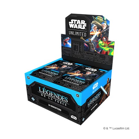 Star Wars Unlimited - Legends of the Force - Box Booster - (24 Buste) - Eng
